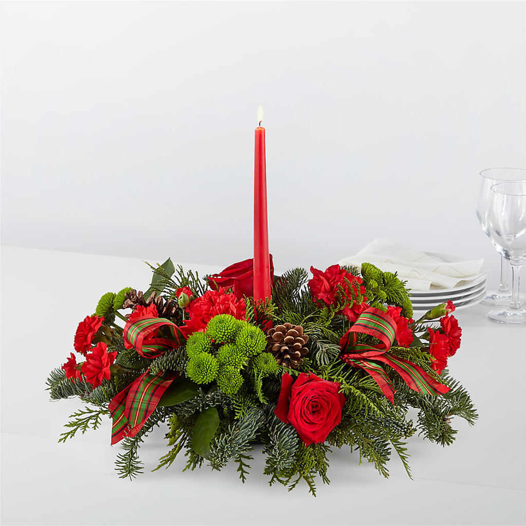 By the Candlelight Centerpiece – Brown Pleasance Florists Inc, Lakewood OH