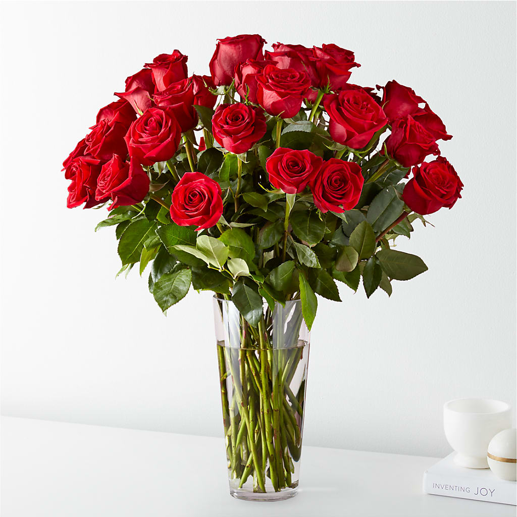 Long Stem Red Rose Bouquet – Brown Pleasance Florists Inc, Lakewood OH
