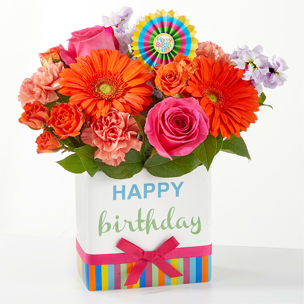 Birthday Surprise Bouquet – Brown Pleasance Florists Inc, Lakewood OH