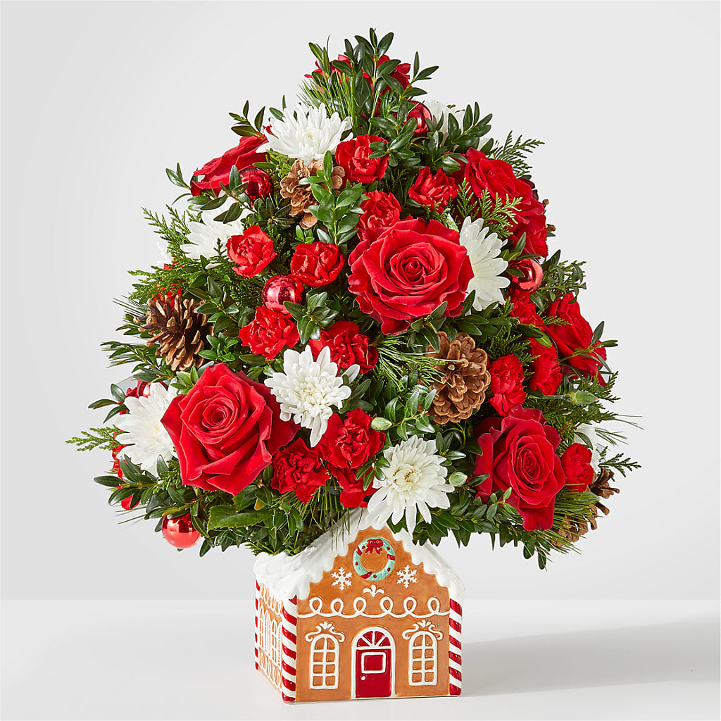 Spiced Gingerbread Tree – Brown Pleasance Florists Inc, Lakewood OH