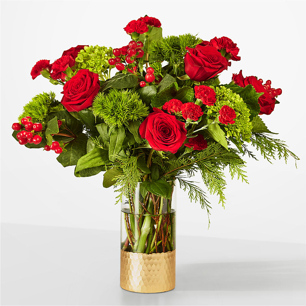 Plaid Throw Bouquet – Brown Pleasance Florists Inc, Lakewood OH