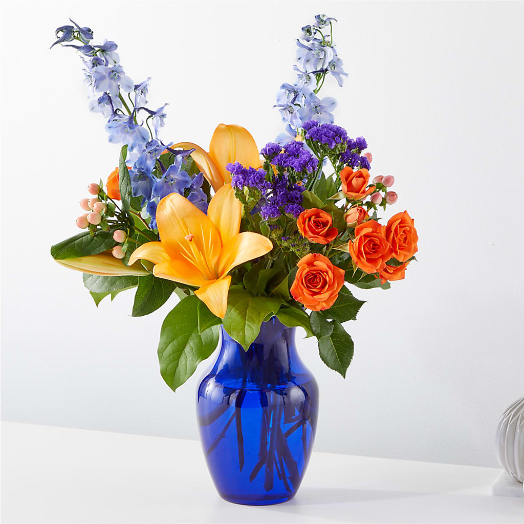 Radiant Citrus Bouquet – Brown Pleasance Florists Inc, Lakewood OH