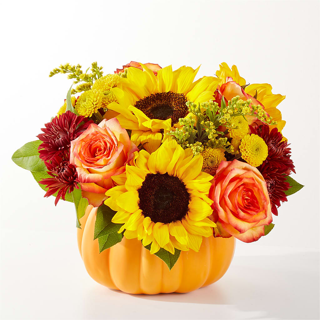 Golden Gourd Pumpkin Bouquet – Brown Pleasance Florists Inc, Lakewood OH