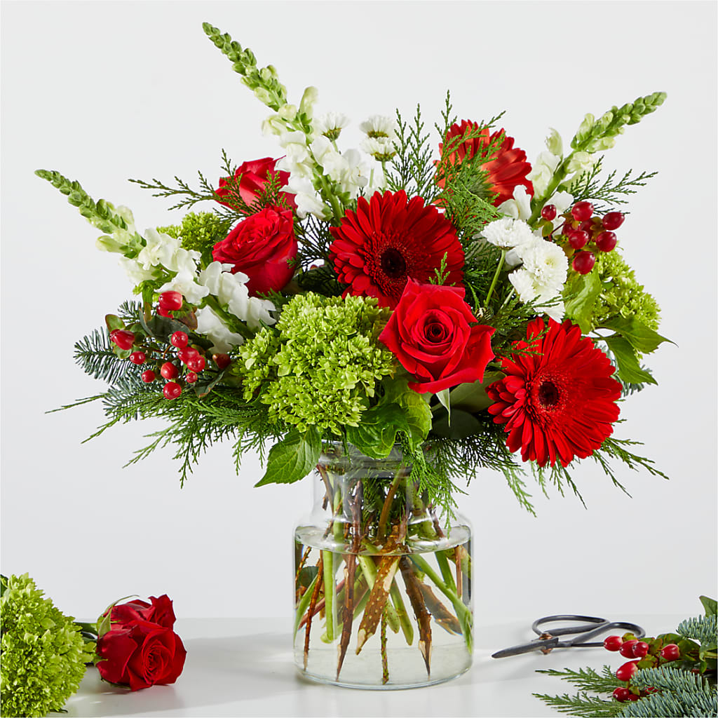 Merry Moment Bouquet – A Florist Original – Brown Pleasance Florists Inc, Lakewood OH