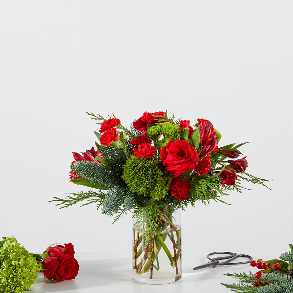 Merry Moment Bouquet – A Florist Original – Brown Pleasance Florists Inc, Lakewood OH