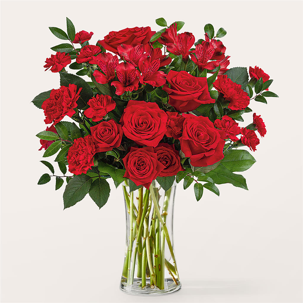Brilliant Ruby Bouquet – Brown Pleasance Florists Inc, Lakewood OH