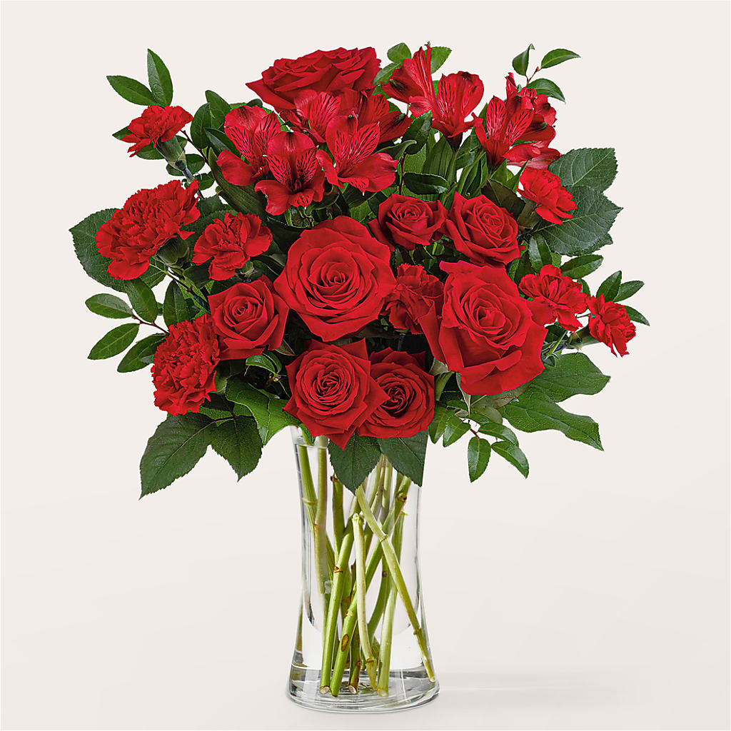 Brilliant Ruby Bouquet – Brown Pleasance Florists Inc, Lakewood OH
