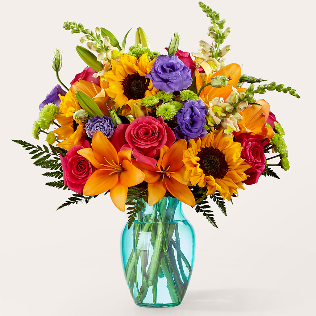 Double Rainbow Bouquet – Brown Pleasance Florists Inc, Lakewood OH