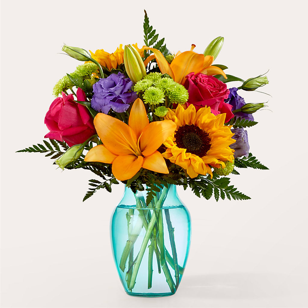 Double Rainbow Bouquet – Brown Pleasance Florists Inc, Lakewood OH