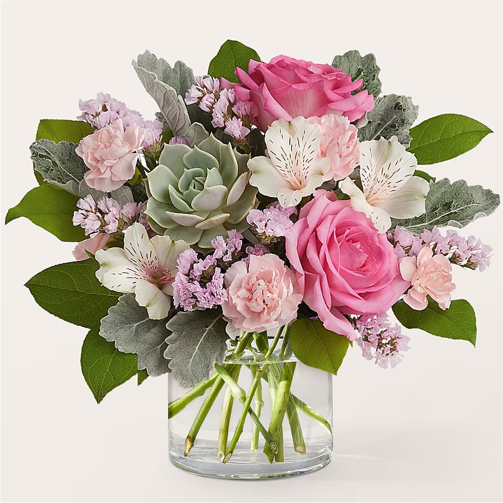 Dusty Rose Bouquet – Brown Pleasance Florists Inc, Lakewood OH