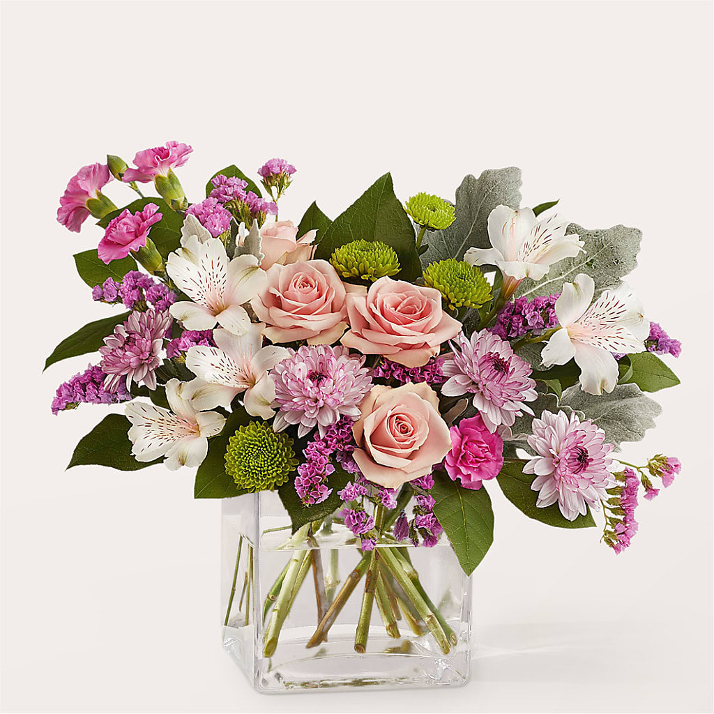 Pink Suede Bouquet – Brown Pleasance Florists Inc, Lakewood OH
