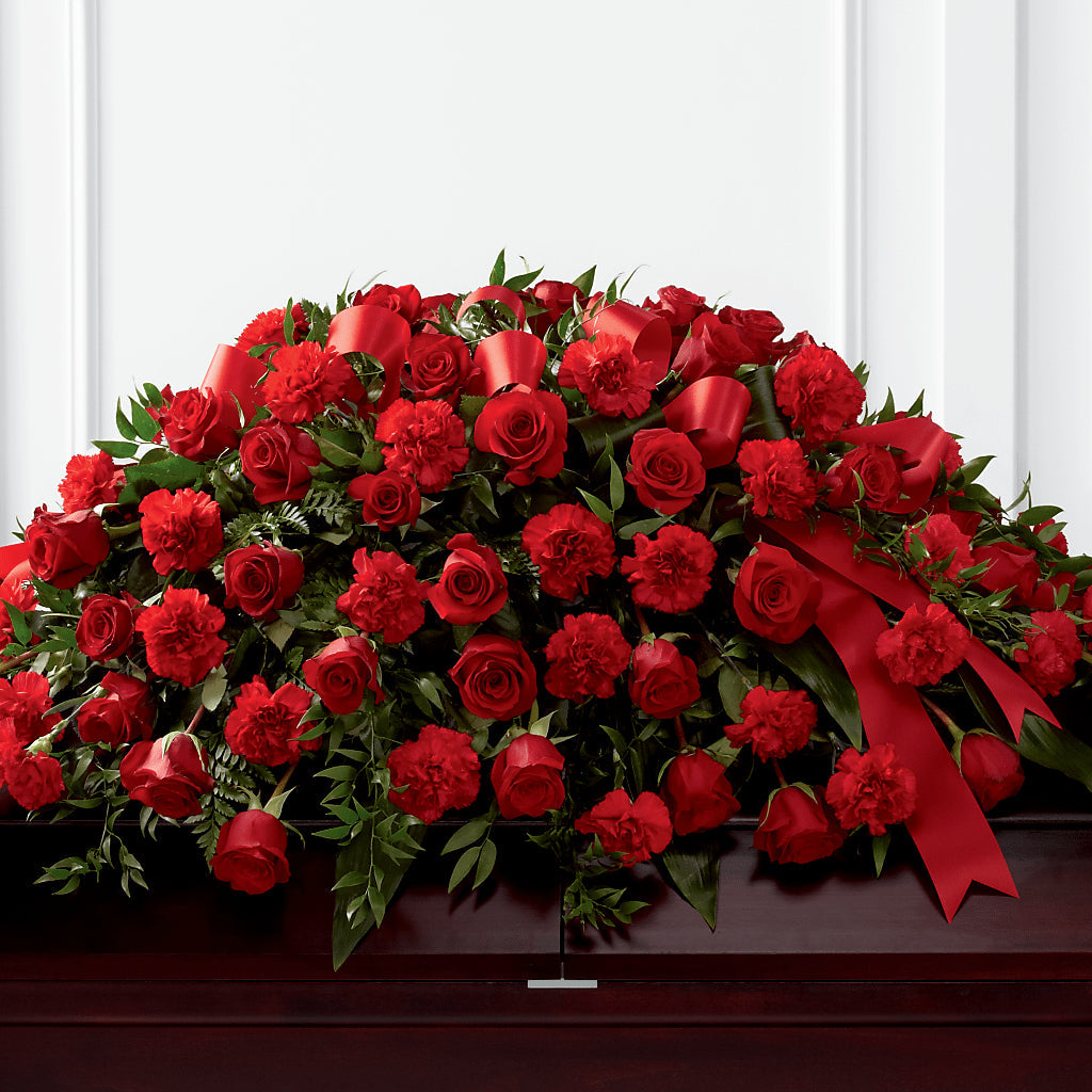 Tribute of Life Casket Spray – Brown Pleasance Florists Inc, Lakewood OH