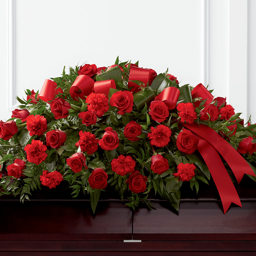 Tribute of Life Casket Spray – Brown Pleasance Florists Inc, Lakewood OH