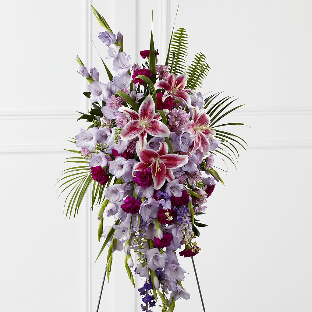 Tender Touch Standing Spray – Brown Pleasance Florists Inc, Lakewood OH