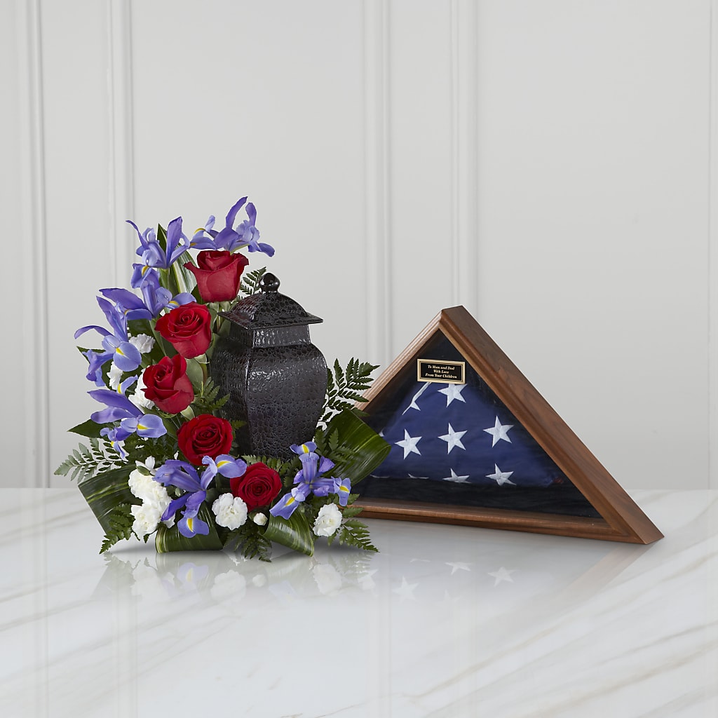 Patriotic Tribute Arrangement – Brown Pleasance Florists Inc, Lakewood OH