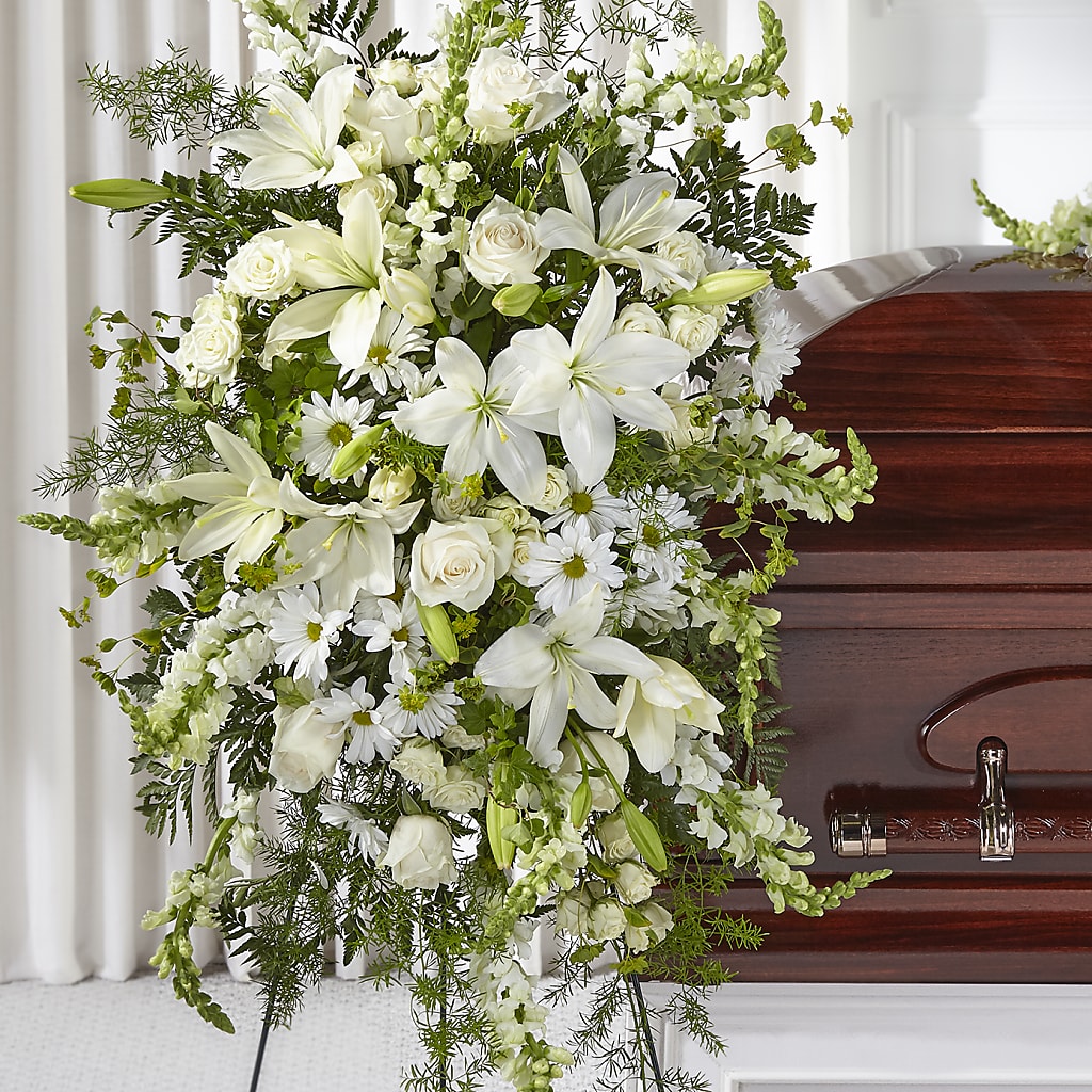 Loving Thoughts Standing Spray – Brown Pleasance Florists Inc, Lakewood OH