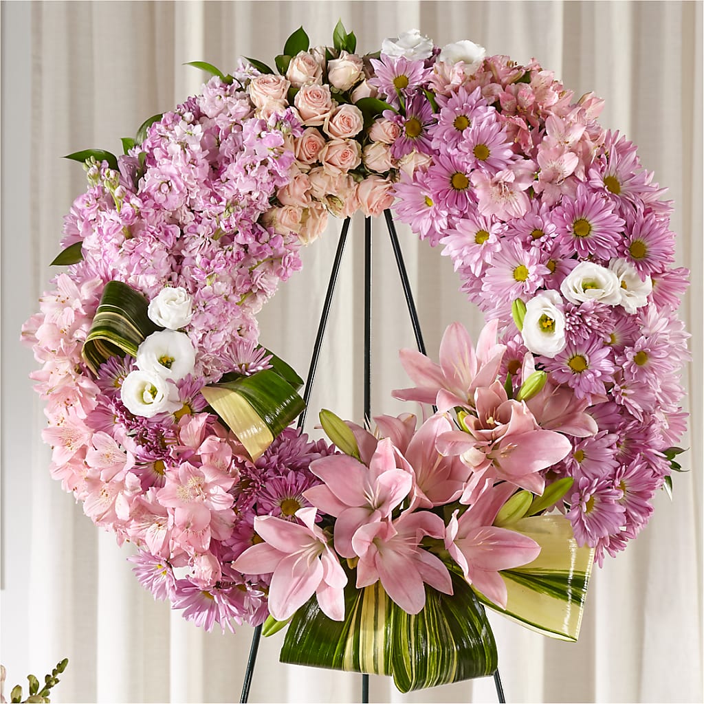Gift of Warmth Wreath – Brown Pleasance Florists Inc, Lakewood OH
