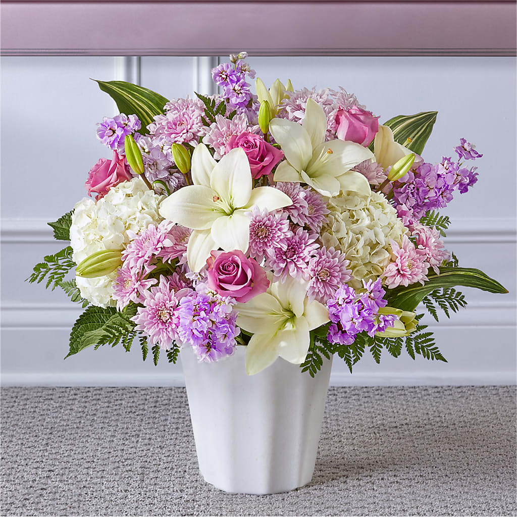 Heaven Sent Floor Basket – Brown Pleasance Florists Inc, Lakewood OH
