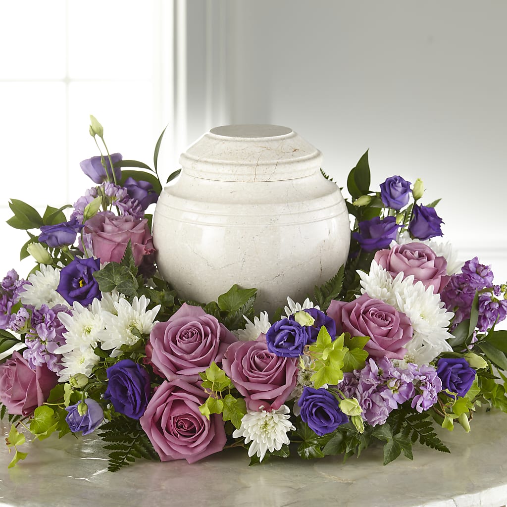 Blooming Sympathy Cremation Adornment – Brown Pleasance Florists Inc, Lakewood OH