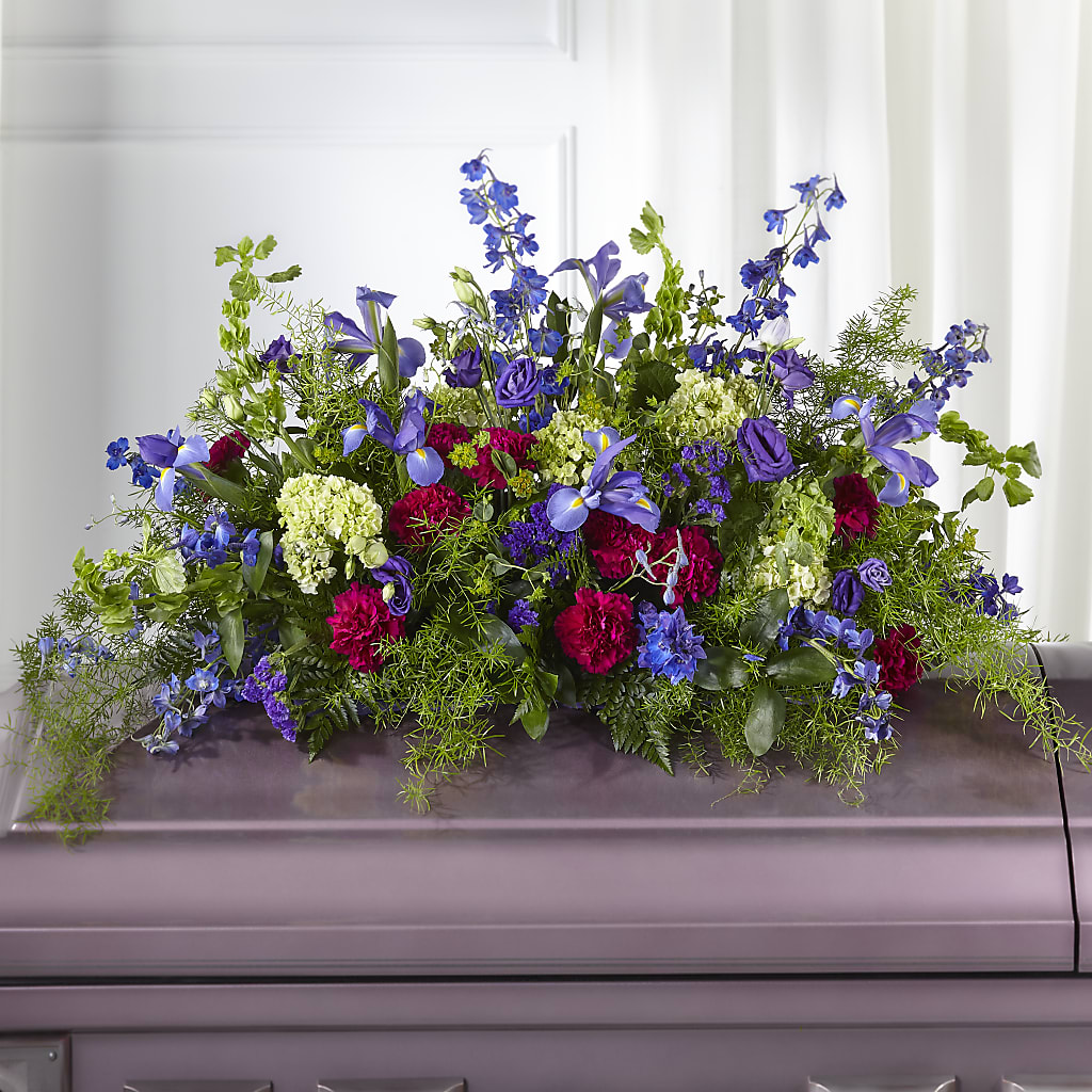 Always Treasured Casket Spray – Brown Pleasance Florists Inc, Lakewood OH