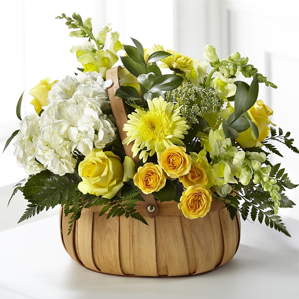 Rustic Remembrance Basket – Brown Pleasance Florists Inc, Lakewood OH