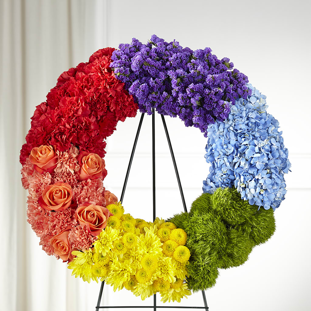 Circle of Love Wreath – Brown Pleasance Florists Inc, Lakewood OH