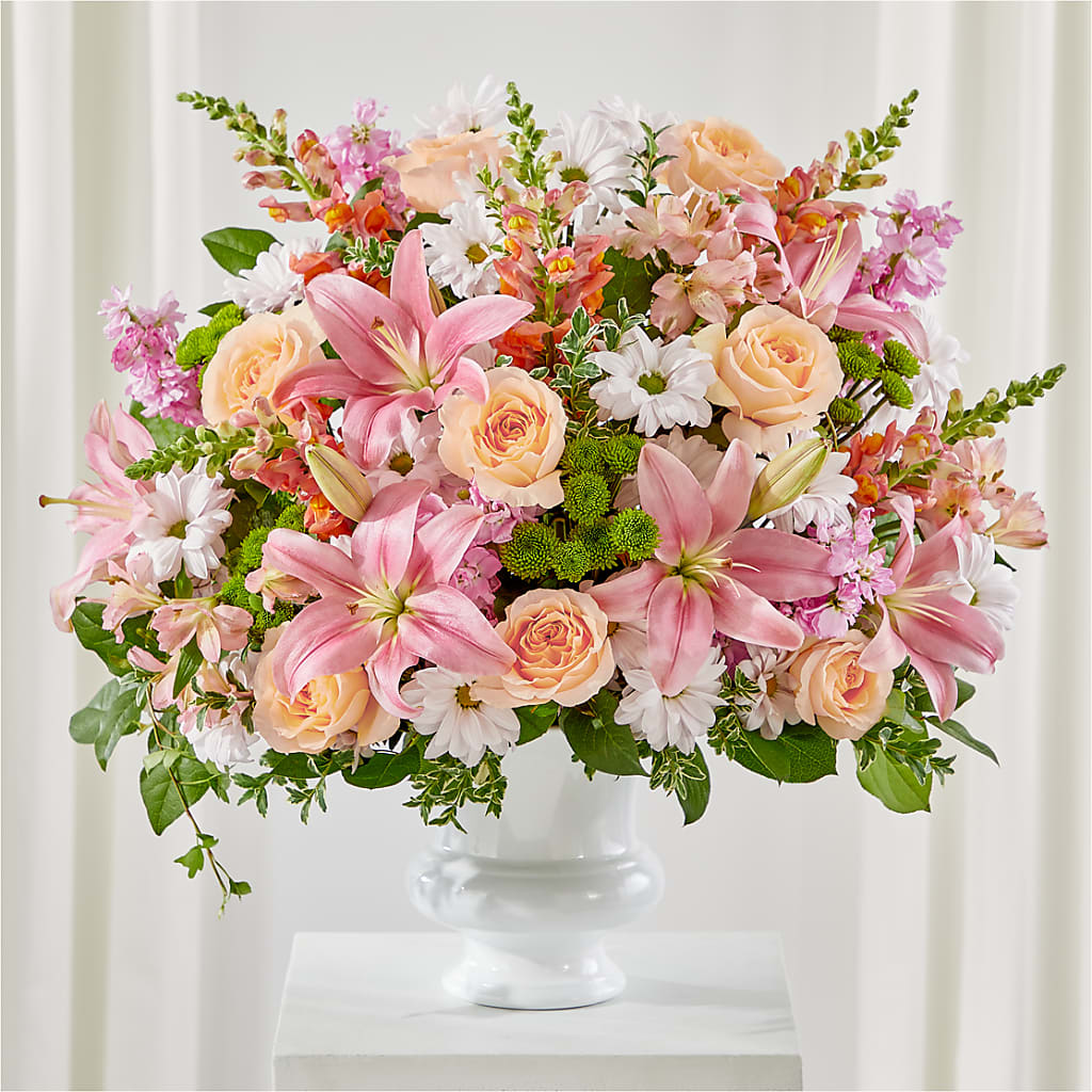 Heartfelt Gesture Urn Arrangement – Brown Pleasance Florists Inc, Lakewood OH