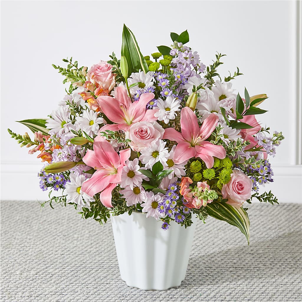 Abundant Compassion Floor Basket – Brown Pleasance Florists Inc, Lakewood OH