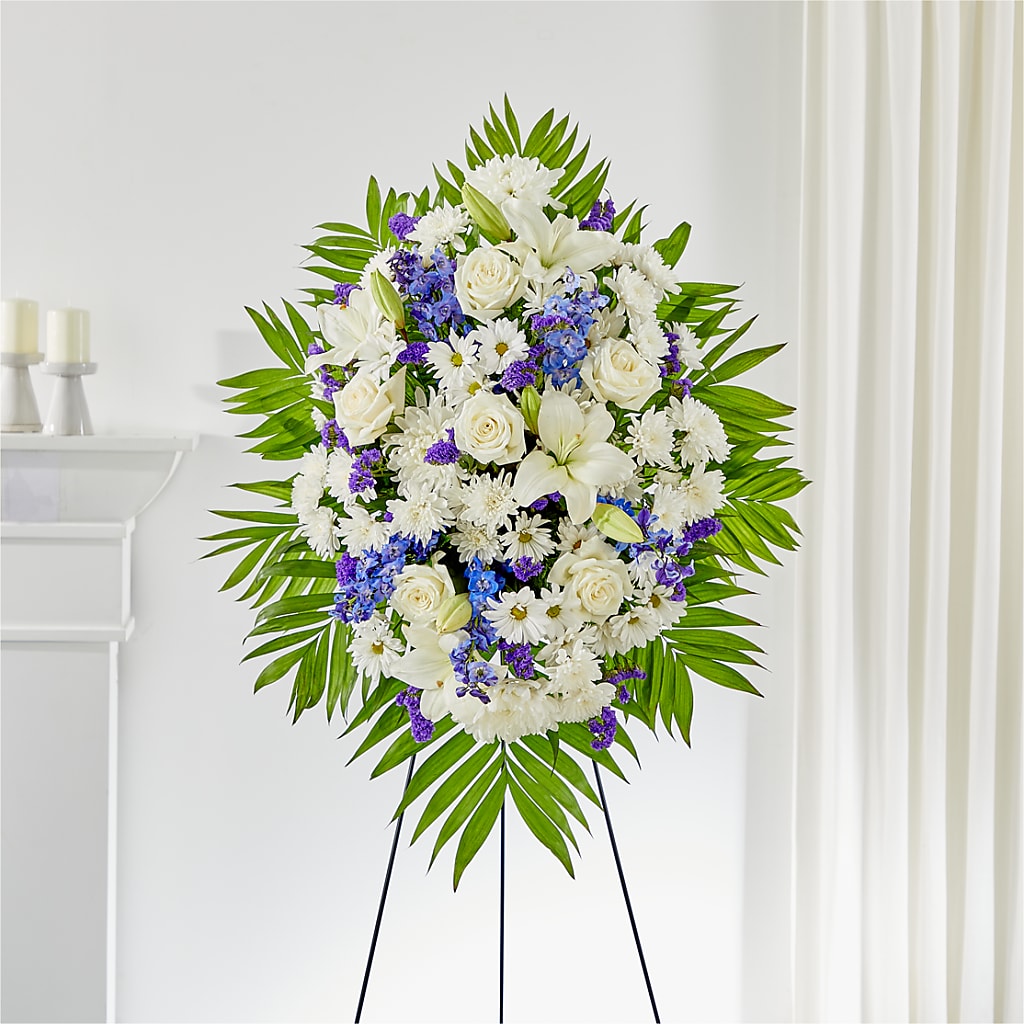At Rest Standing Spray – Brown Pleasance Florists Inc, Lakewood OH
