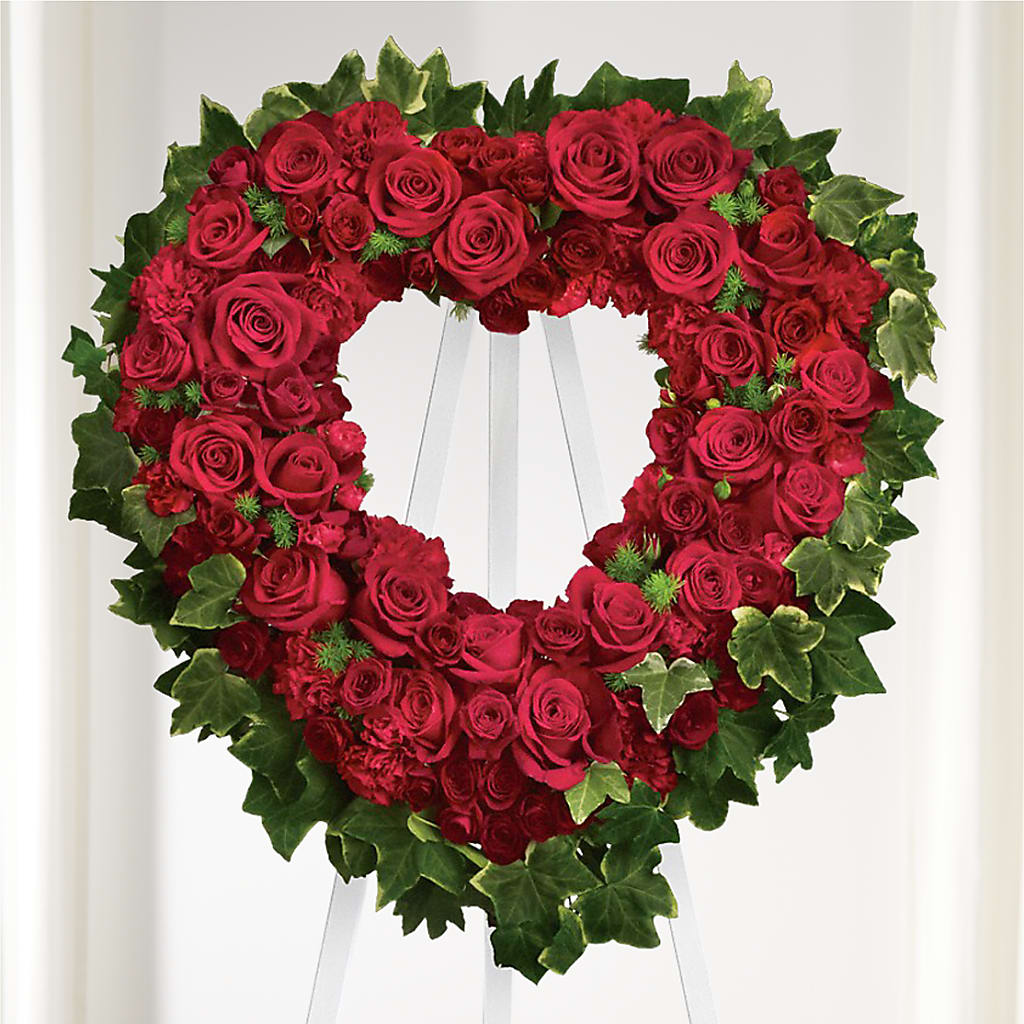 Wholehearted Standing Spray – Brown Pleasance Florists Inc, Lakewood OH