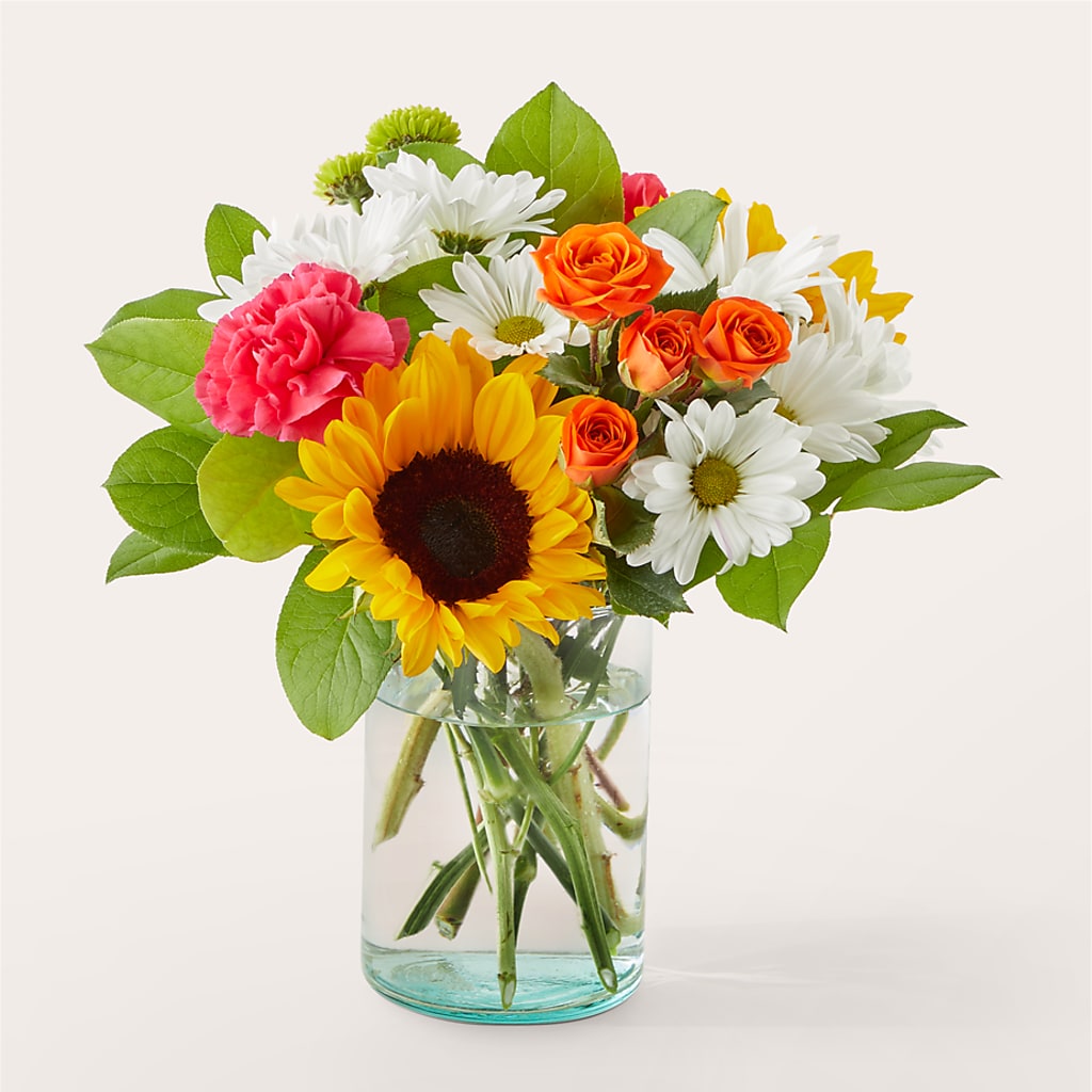Sun-drenched Blooms Bouquet – Brown Pleasance Florists Inc, Lakewood OH