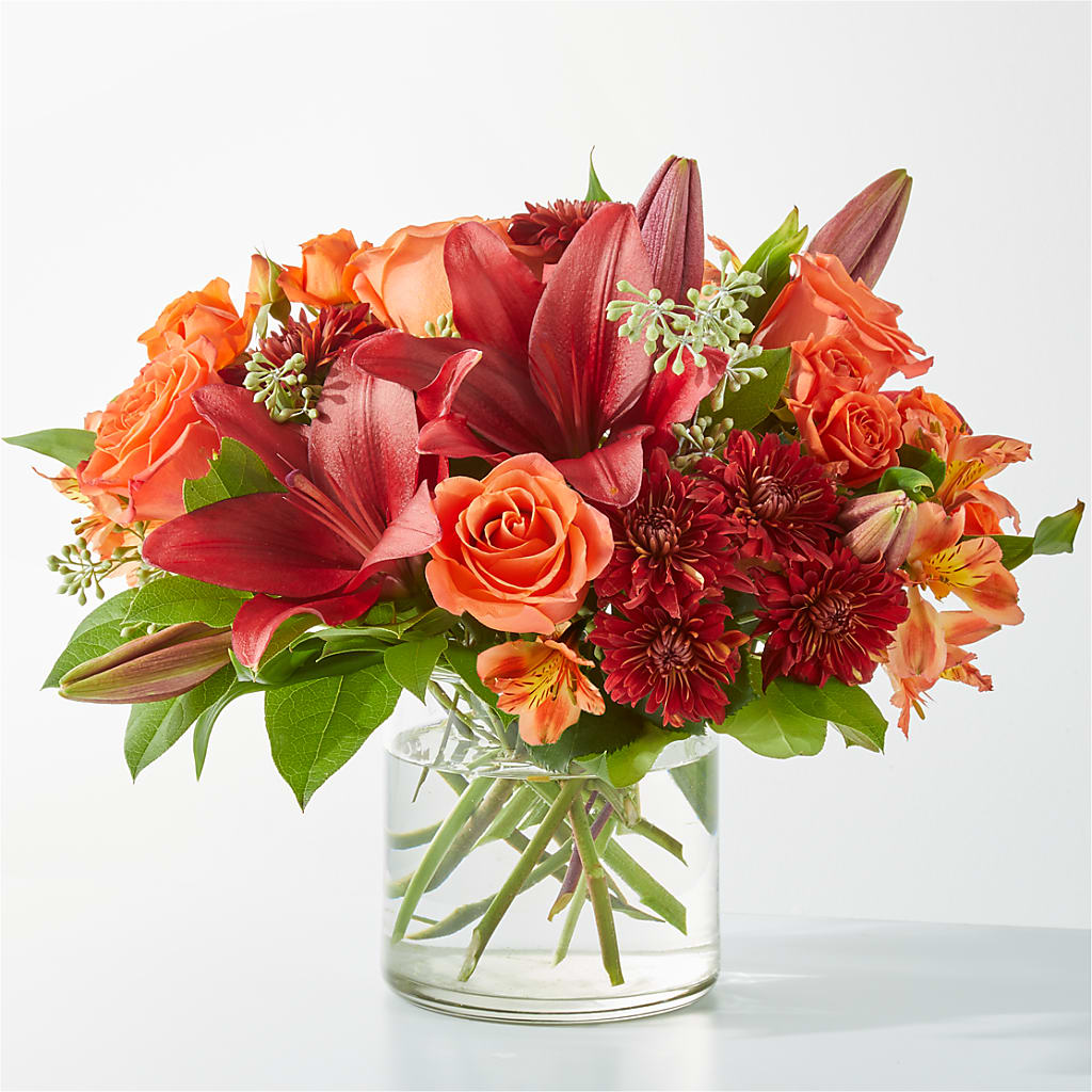 Crimson Leaves Bouquet – Brown Pleasance Florists Inc, Lakewood OH