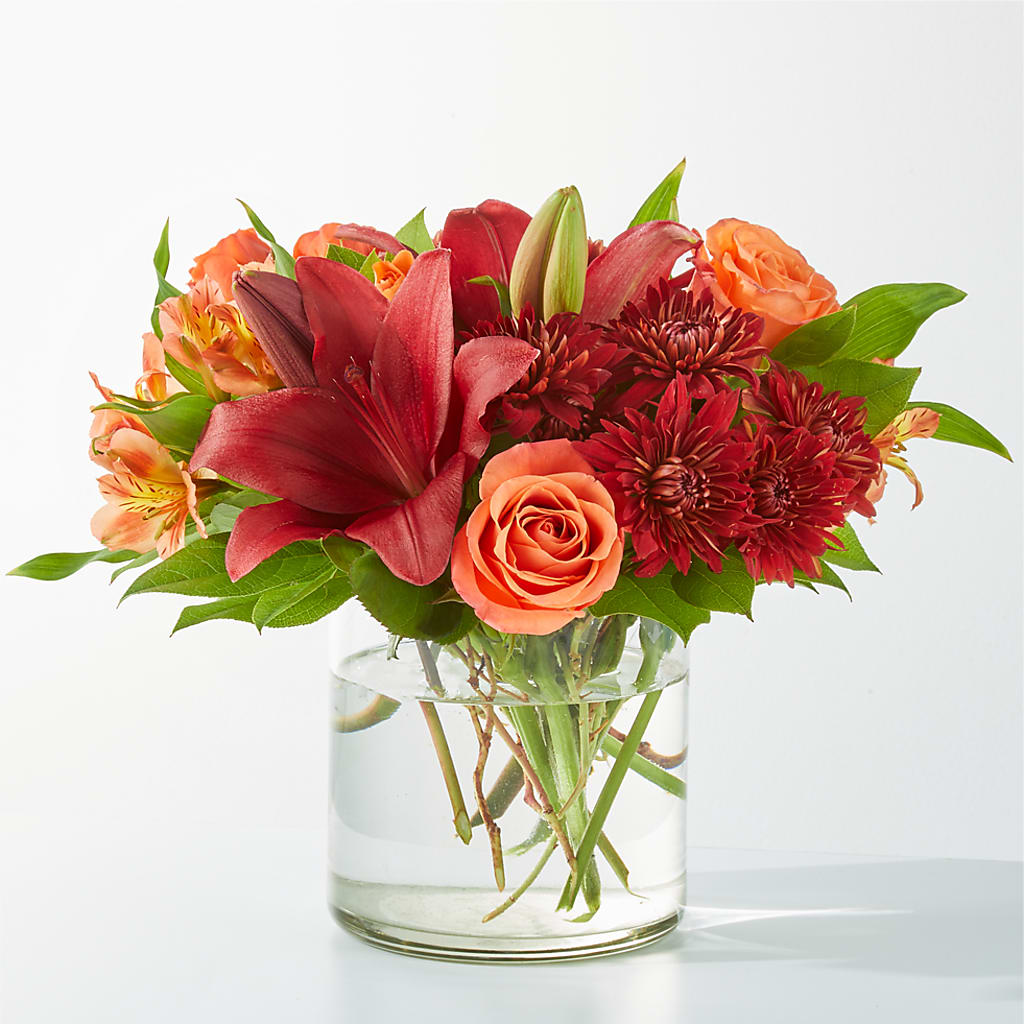 Crimson Leaves Bouquet – Brown Pleasance Florists Inc, Lakewood OH