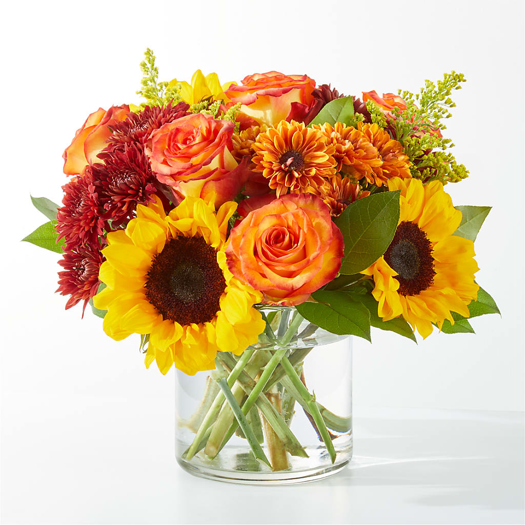 Flannel Scarf Bouquet – Brown Pleasance Florists Inc, Lakewood OH