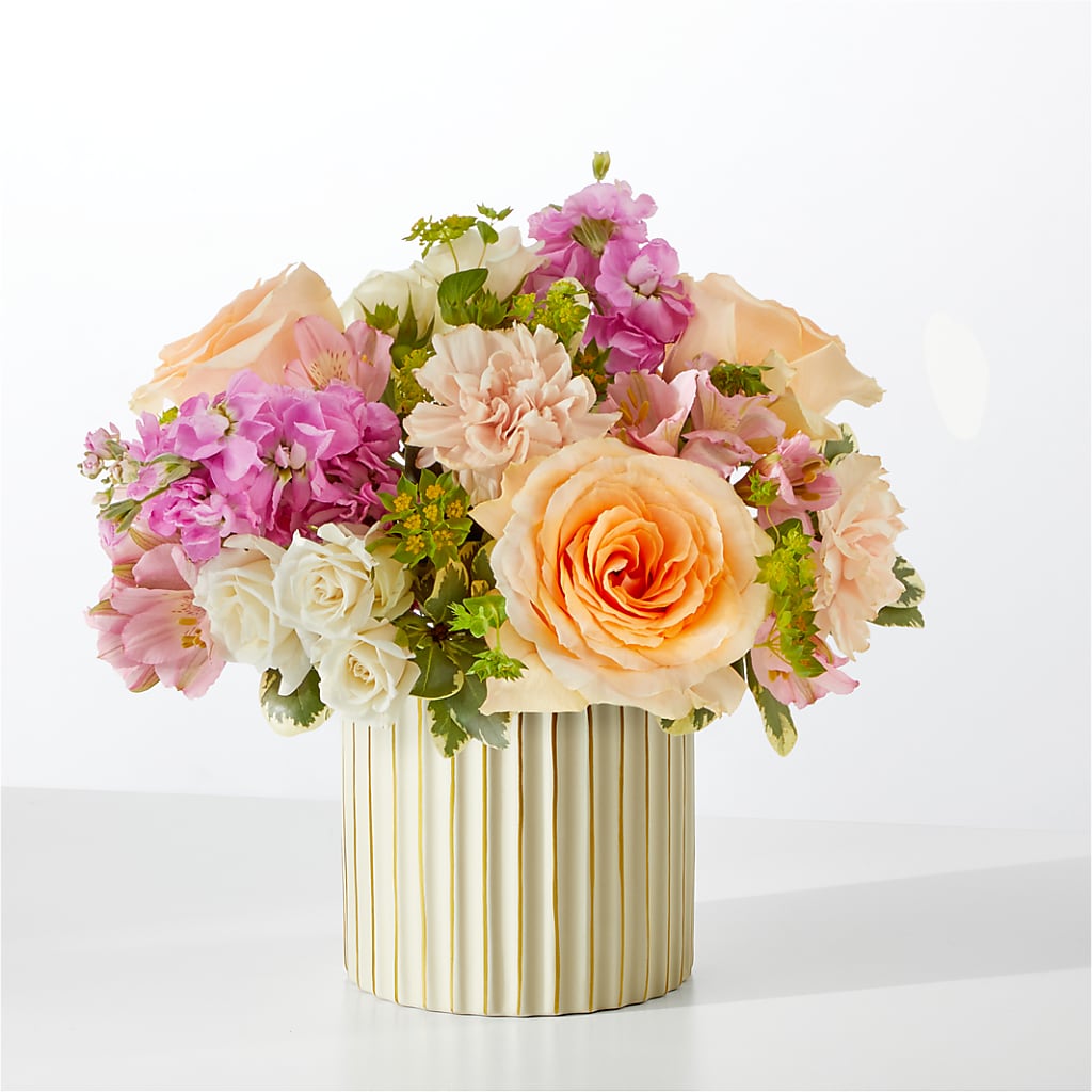 Paradise Bouquet with Ivory Vase – Brown Pleasance Florists Inc, Lakewood OH