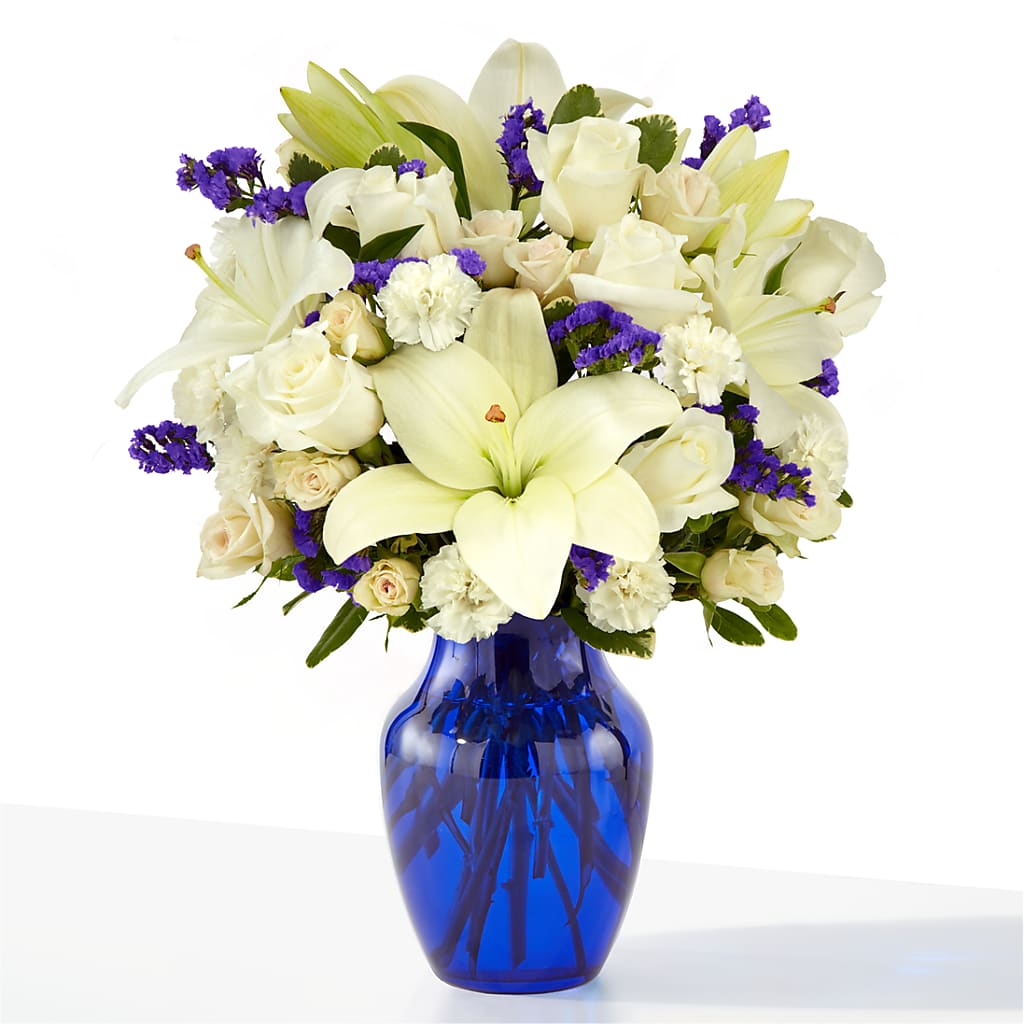 Sapphire Rush Bouquet – Brown Pleasance Florists Inc, Lakewood OH