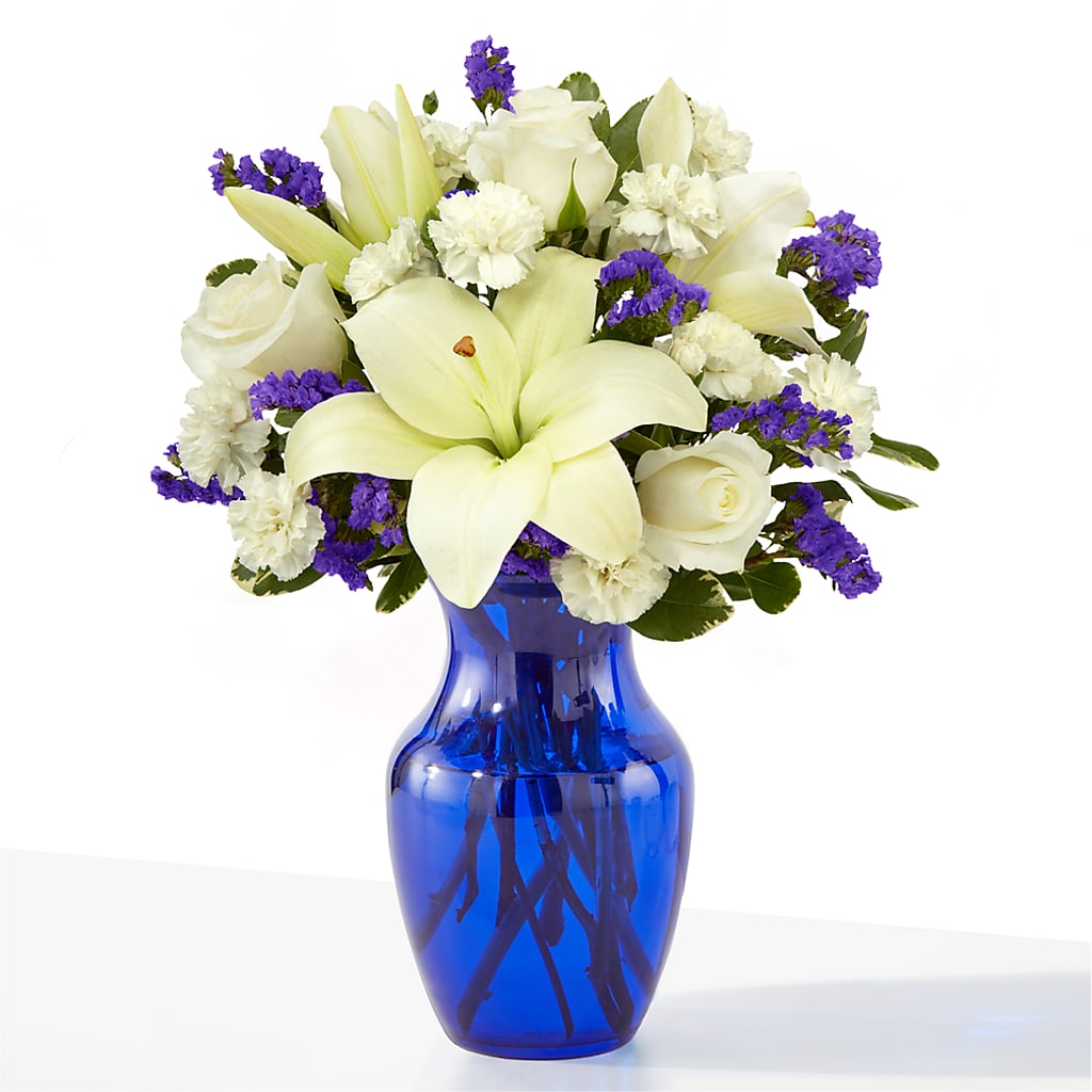 Sapphire Rush Bouquet – Brown Pleasance Florists Inc, Lakewood OH