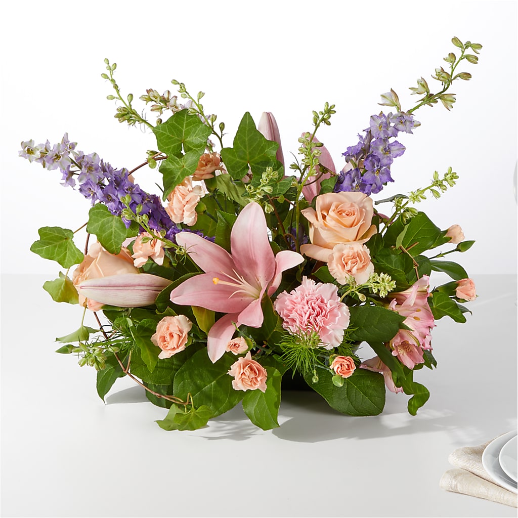 Blossom Time Centerpiece – Brown Pleasance Florists Inc, Lakewood OH