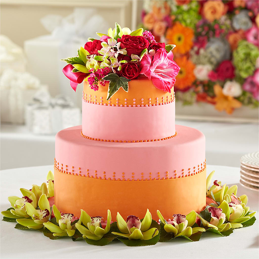 Sweet Citrus Cake Decor – Brown Pleasance Florists Inc, Lakewood OH