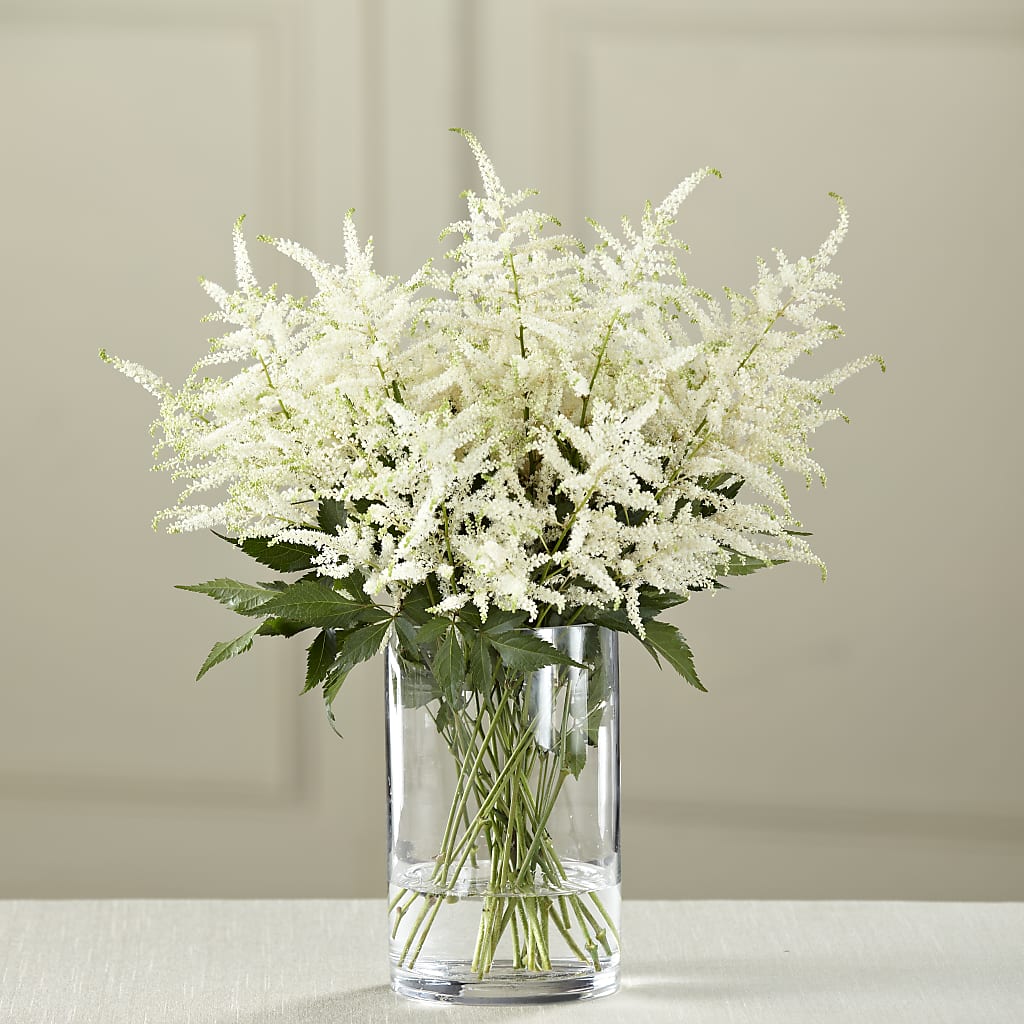 White Astilbe Bouquet – Brown Pleasance Florists Inc, Lakewood OH