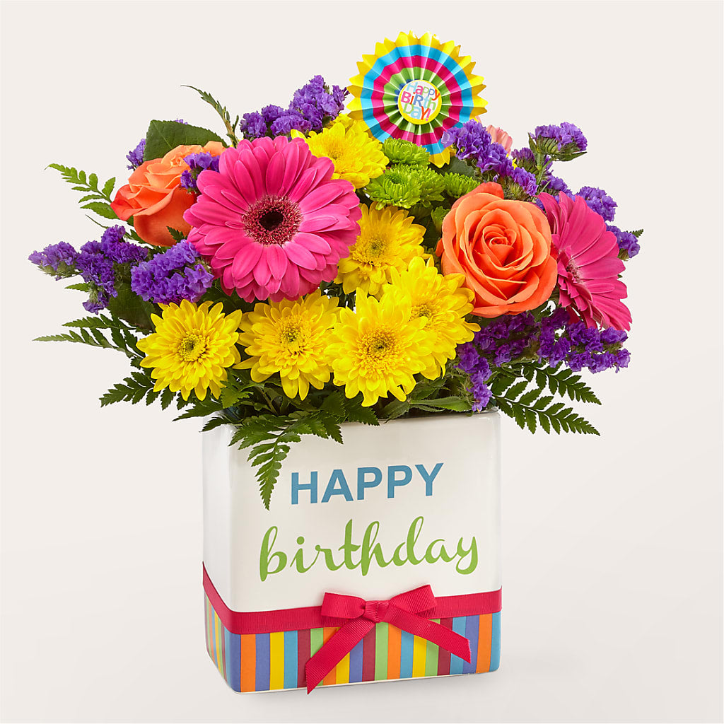 Birthday Brights Bouquet –  Brown Pleasance Florists Inc, Lakewood OH