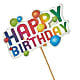 Happy Birthday Pick –  Brown Pleasance Florists Inc, Lakewood OH