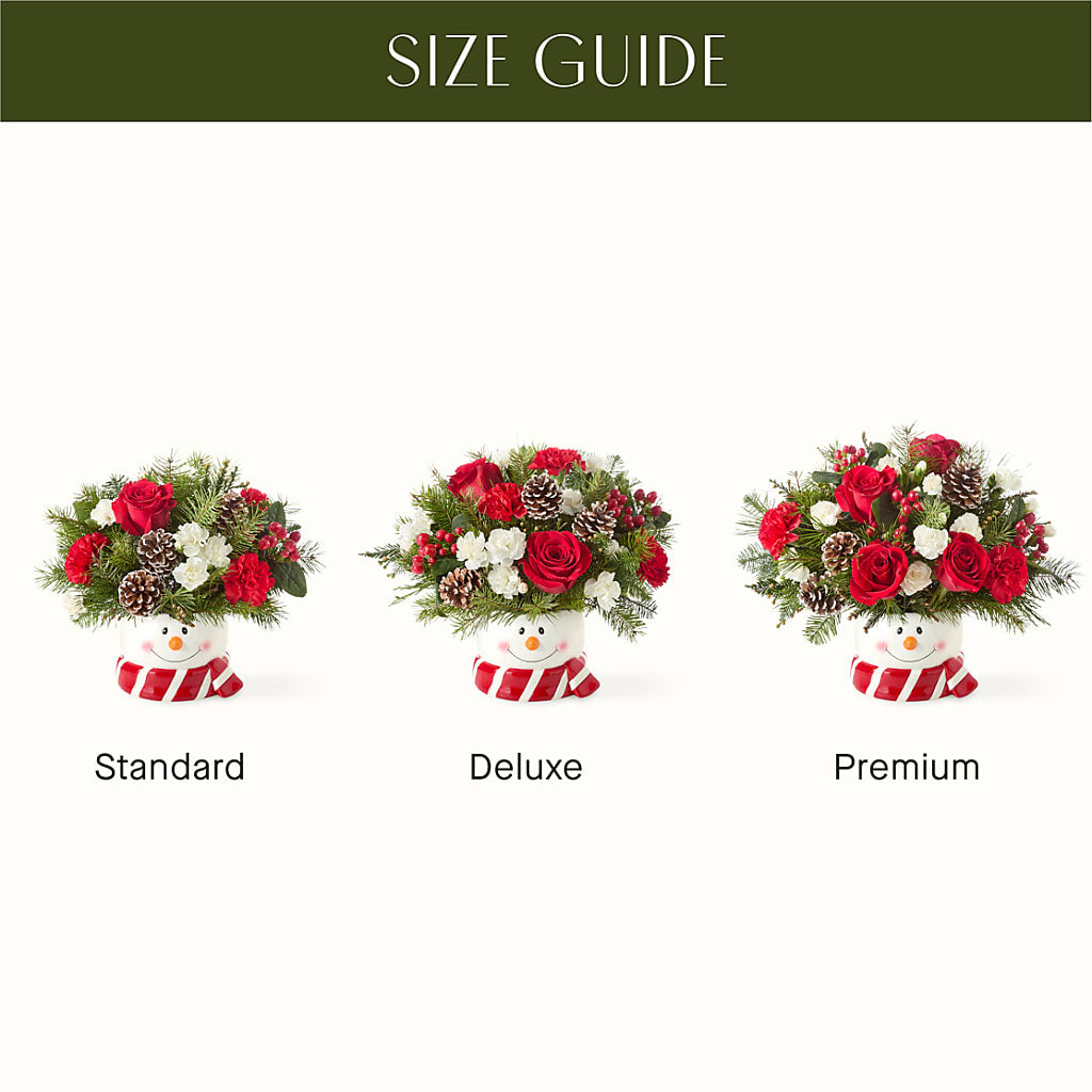 Jolly Snowman Bouquet –  Brown Pleasance Florists Inc, Lakewood OH