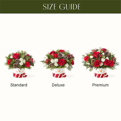 Jolly Snowman Bouquet –  Brown Pleasance Florists Inc, Lakewood OH