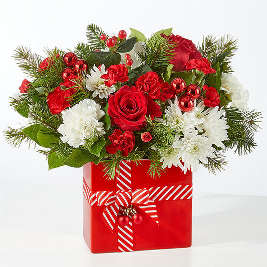 Presents Under the Tree Bouquet –  Brown Pleasance Florists Inc, Lakewood OH