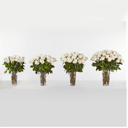 Long Stem White Rose Bouquet –  Brown Pleasance Florists Inc, Lakewood OH