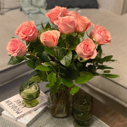 Long Stem Pink Rose Bouquet –  Brown Pleasance Florists Inc, Lakewood OH