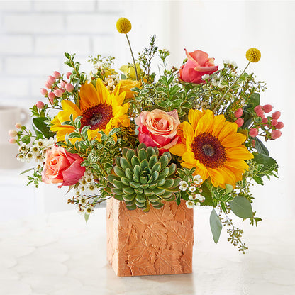 Sunflower Season Bouquet –  Brown Pleasance Florists Inc, Lakewood OH