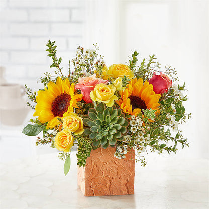 Sunflower Season Bouquet –  Brown Pleasance Florists Inc, Lakewood OH