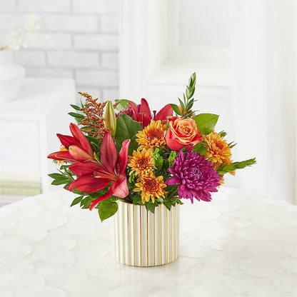 Burgundy Landscape Bouquet –  Brown Pleasance Florists Inc, Lakewood OH